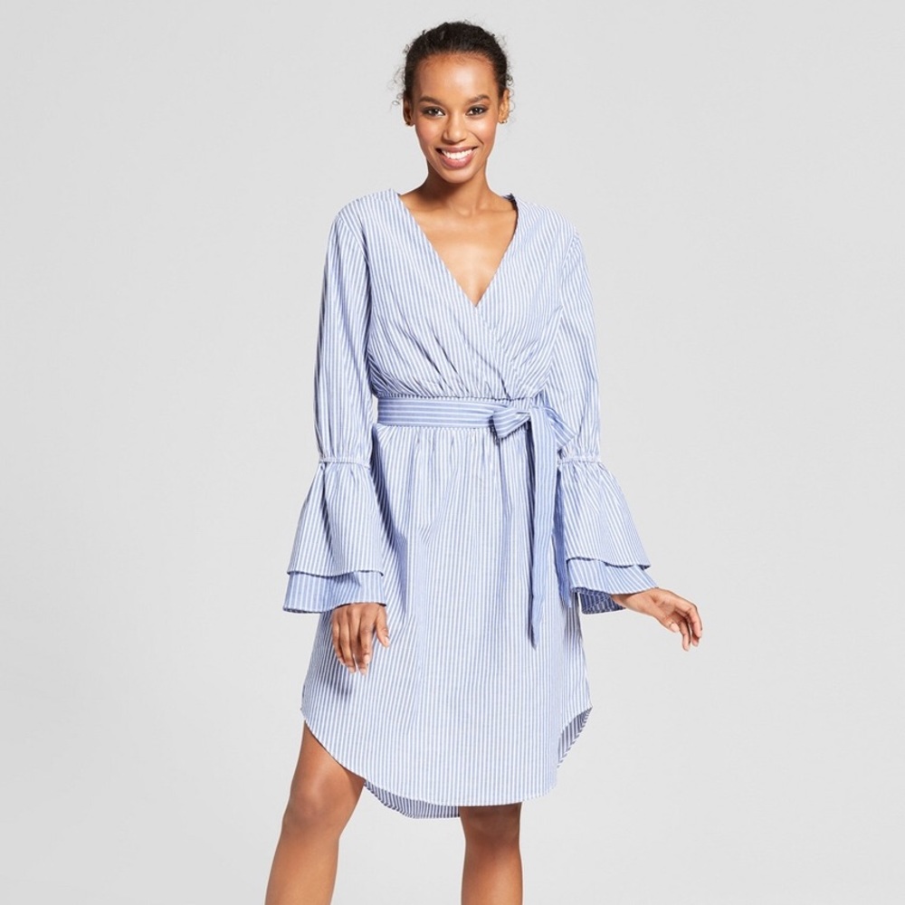 Tiered Sleeve Wrap Dress - a new day Target